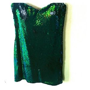 Mermaid mini dress